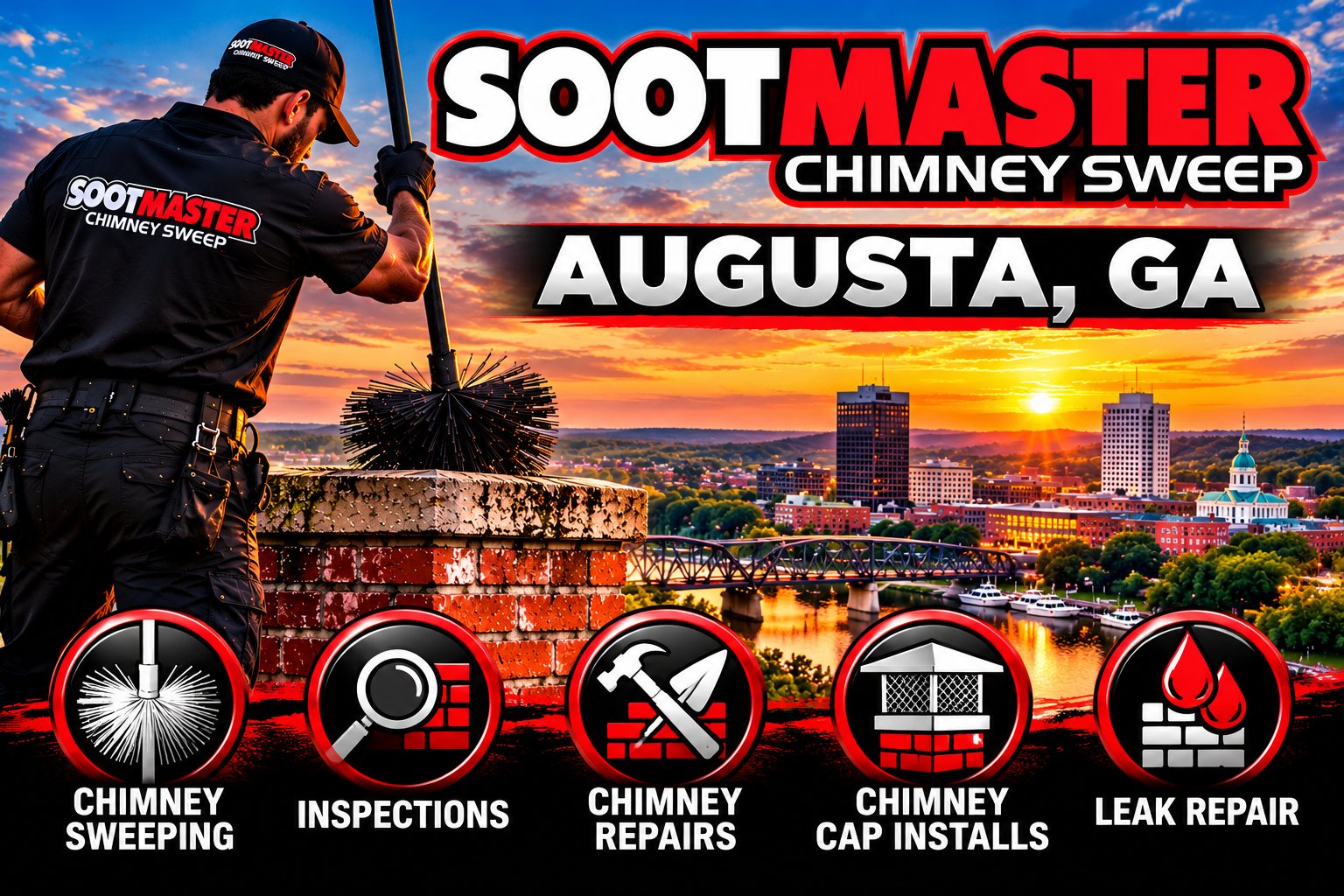 chimney sweep augusta